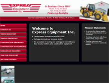 Tablet Screenshot of expresseq.com